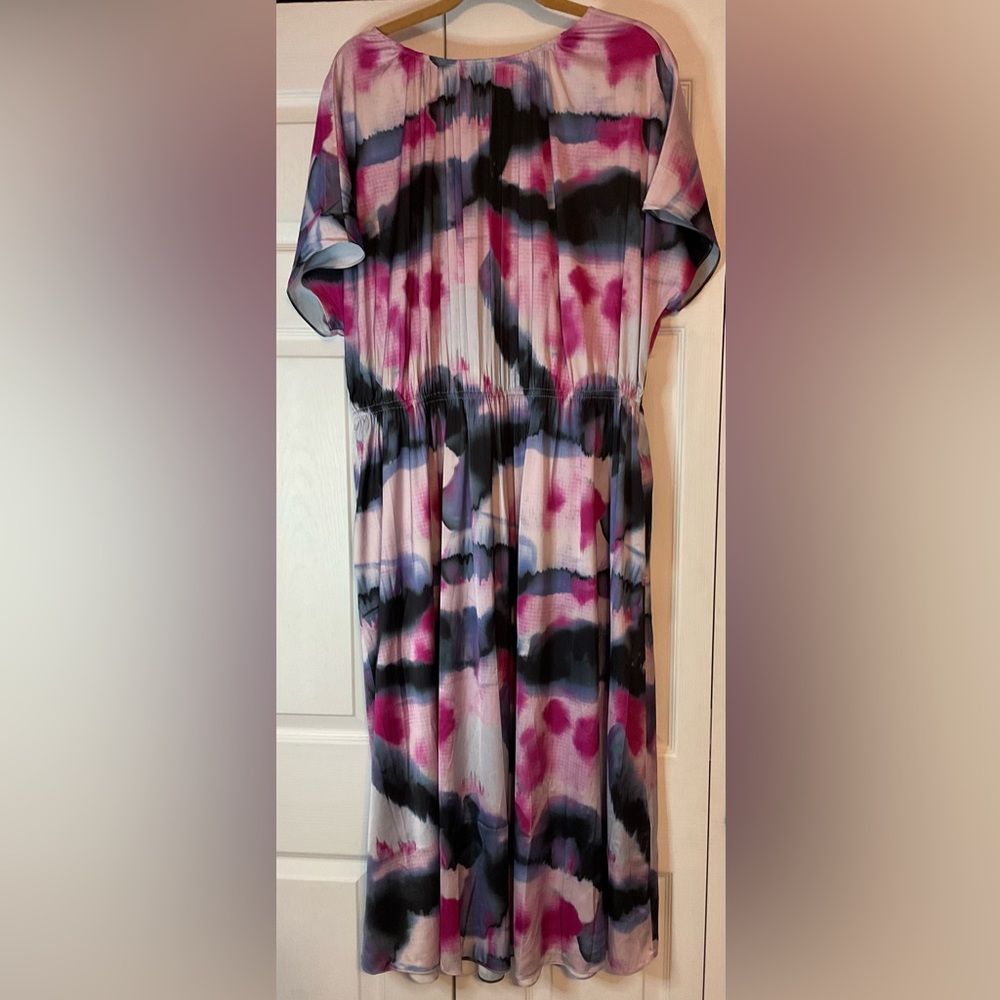 Soft Surroundings Abelia Magenta Maxi Dress‎ 1X New $120